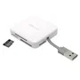 PNY Lector de Tarjetas de Memoria SD y Micro SD USB Plug & Play, Compatible con Windows, Mac y Linux con 1 Año de Garantía