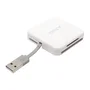 PNY Lector de Tarjetas de Memoria SD y Micro SD USB Plug & Play, Compatible con Windows, Mac y Linux con 1 Año de Garantía