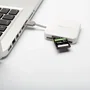 PNY Lector de Tarjetas de Memoria SD y Micro SD USB Plug & Play, Compatible con Windows, Mac y Linux con 1 Año de Garantía