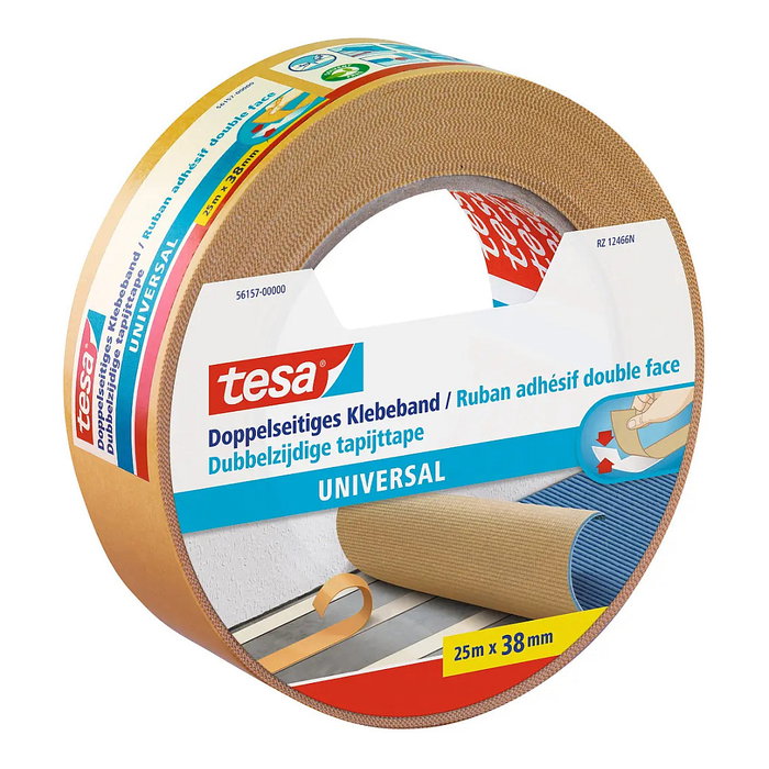 Tesa Cinta adhesiva de doble cara 38 mm x 25 m blanco Tesa Cinta adhesiva de doble cara 38 mm x 25 m blanco