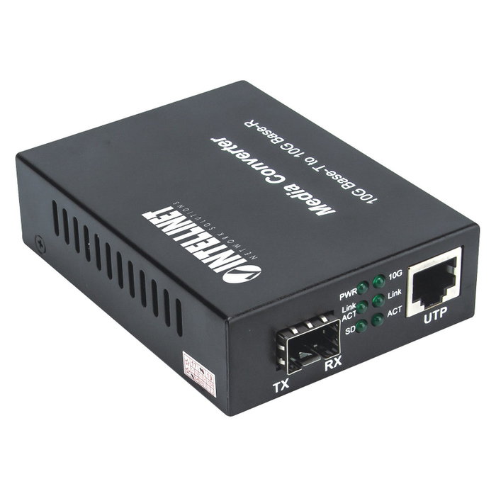 Intellinet 508193 Convertidor de medios 10GB-T a 10GB-R con SFP+ y RJ45