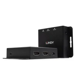 Lindy 38509 Extensor de Señales AV de 50m con PoC e IR Negro