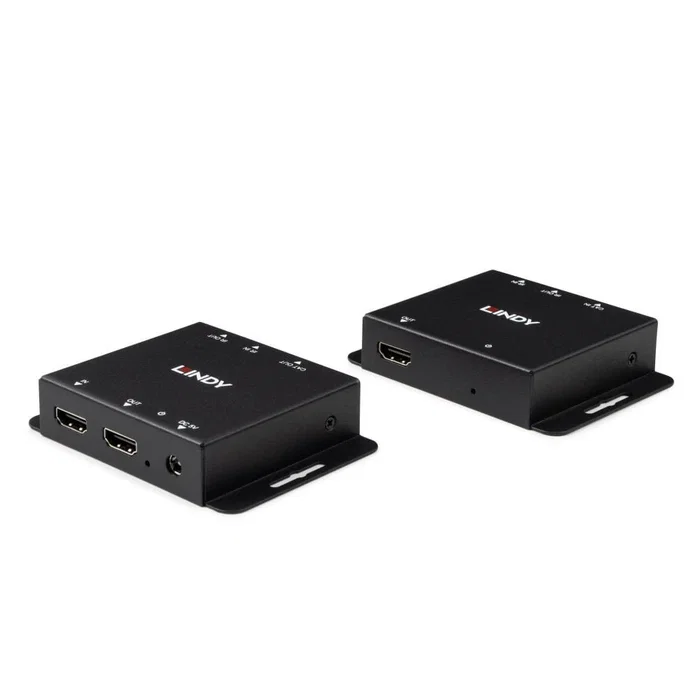 Lindy Extensor de señales AV 38509 con PoC e IR, 50m, Negro