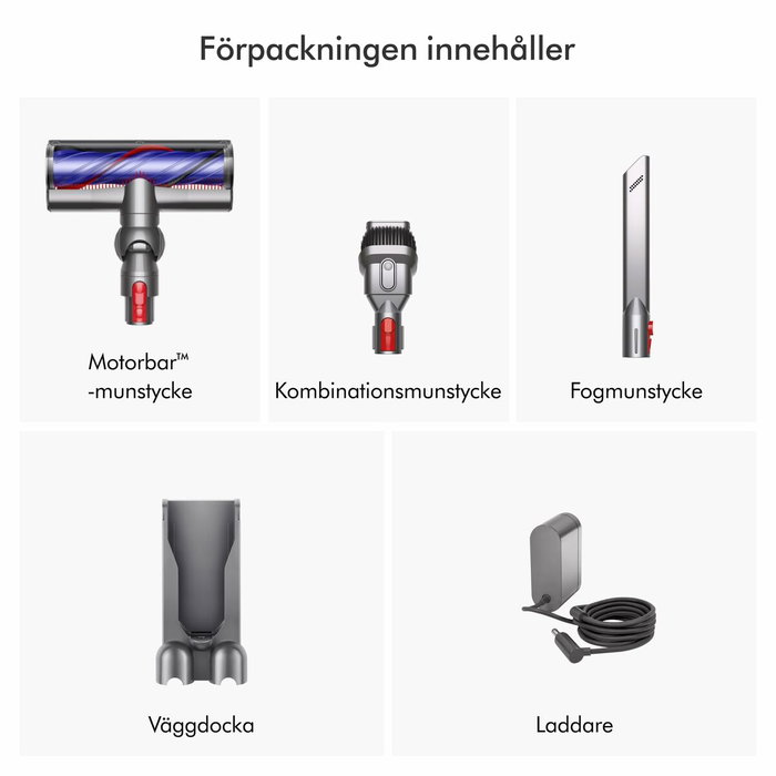 Dyson V8 Advanced Aspiradora de Escoba Plata/Níquel