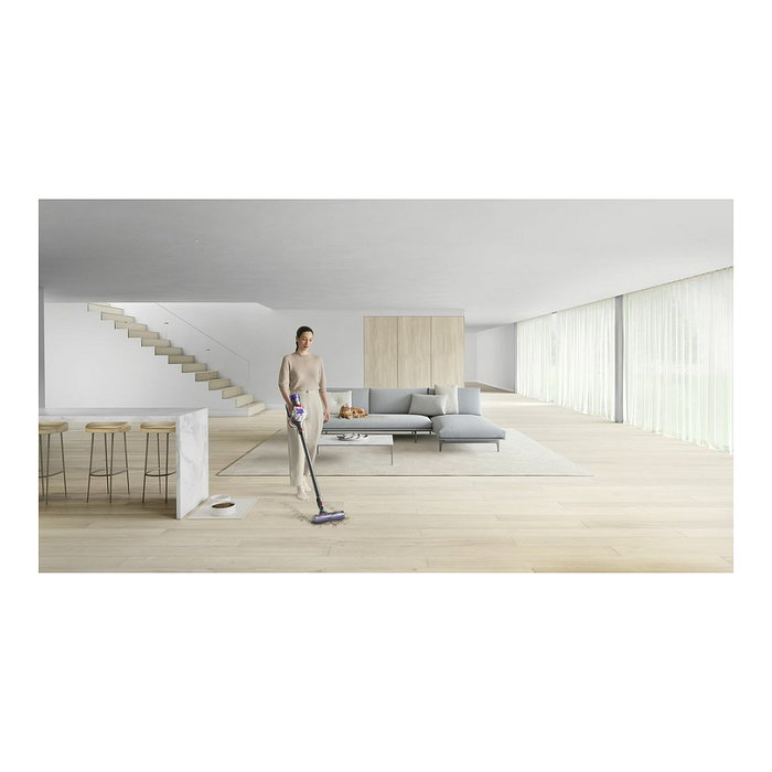 Dyson V8 Advanced Aspiradora Escoba 2 en 1 sin Bolsa para Alfombra, Suelo Duro y Madera Seca