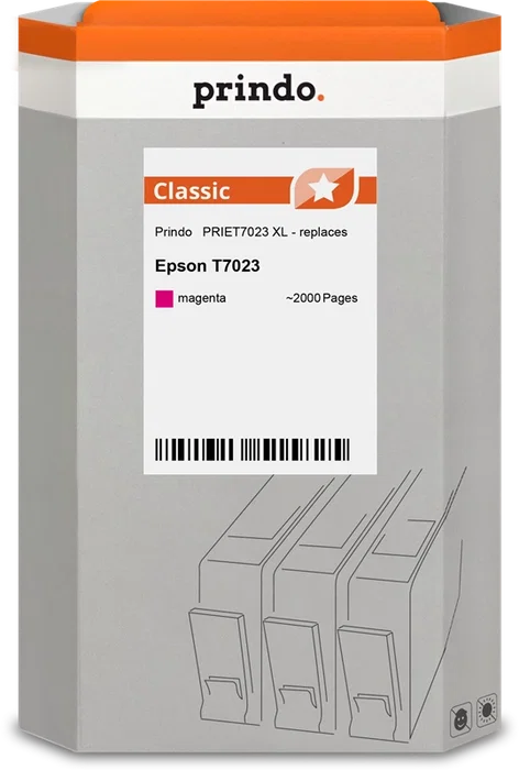 Prindo PRIET7023 Classic XL Cartucho de tinta magenta Prindo PRIET7023 Classic XL Cartucho de tinta magenta