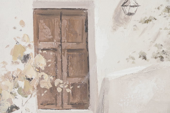 DKD Home Decor Cuadro Blanco Verde 3.5 x 90 x 60 cm (2 Unidades) Lienzo MDF