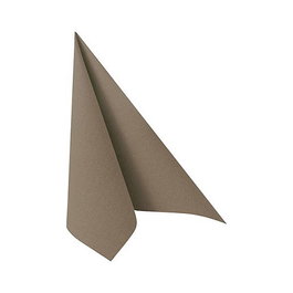 PAPSTAR Servilletas de 3 capas, 40,0 x 40,0 cm, gris