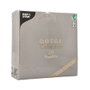 PAPSTAR Servilletas de papel 3 capas gris 40x40 cm