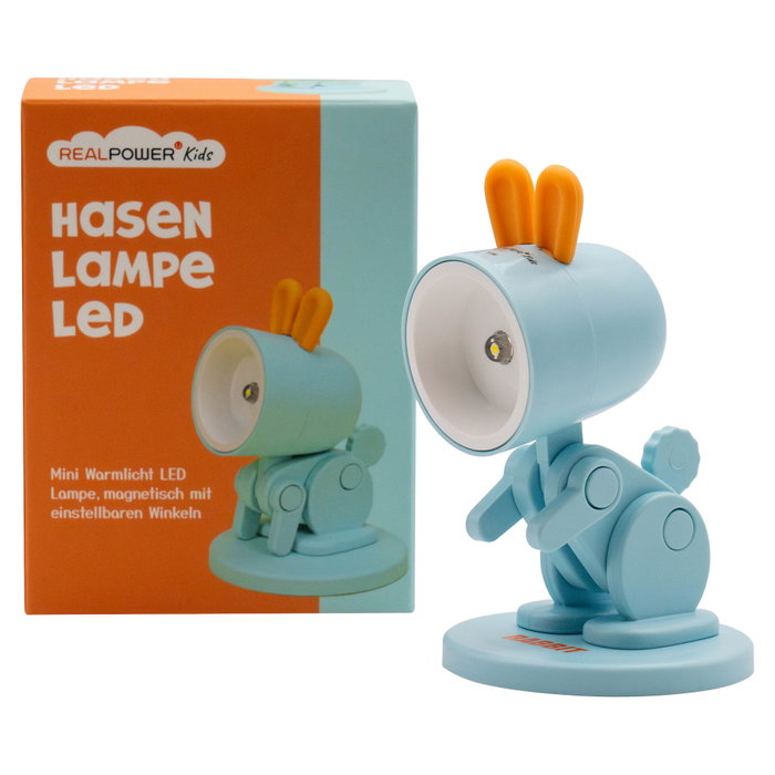 RealPower Linterna LED Blue Rabbit Azul y Naranja RealPower Linterna LED Blue Rabbit Azul y Naranja