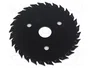 PROLINE Disco cortante de 125mm con lima y eje de 22,2mm