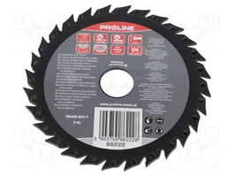 PROLINE Disco cortante de 125mm con lima y eje de 22,2mm