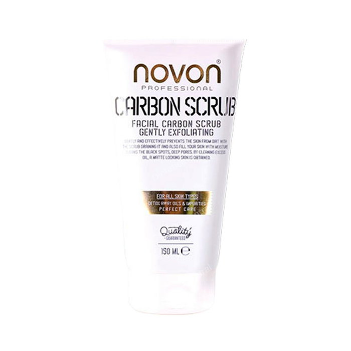 Novon Mascarilla Facial Carbon Scrub Gently Exfoliating