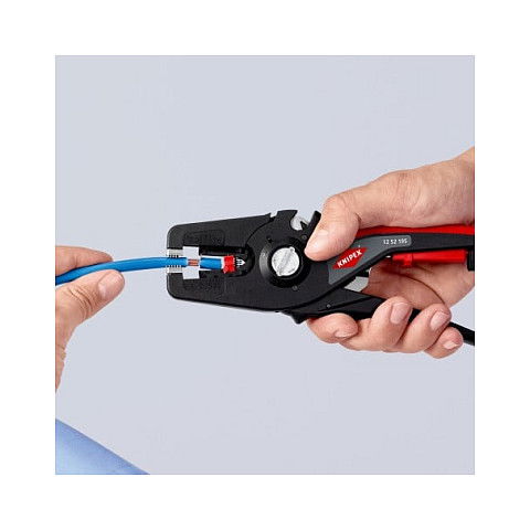 KNIPEX PreciStrip16 Alicate pelacables automático para cables AWG 6-16, 190 mm