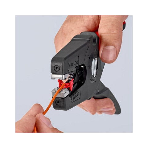 KNIPEX PreciStrip16 Alicate pelacables automático para cables AWG 6-16, 190 mm