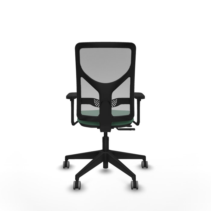 PIQUERAS Y CRESPO Silla de oficina Motilla con mecanismo Sincro/Traslack Verde esmeralda y Gris PIQUERAS Y CRESPO Silla de oficina Motilla con mecanismo Sincro/Traslack Verde esmeralda y Gris