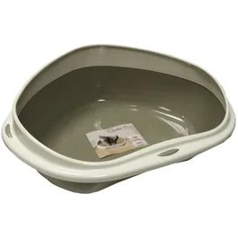 Aime Caja de arena Corner + Rim topo y crema
