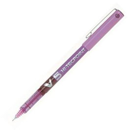 Pilot Roller Tinta Líquida V-5 Hi-Tecpoint Violeta 0.5 mm