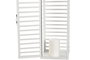 DKD Home Decor Farola Mediterraneo de Hierro Blanco 17 x 44 x 17 cm, Set de 2 unidades
