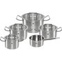 Zwilling Pro Set de cocina de 5 piezas en acero inoxidable plateado