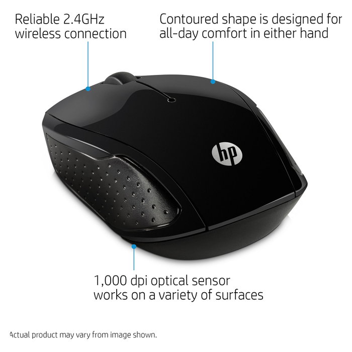 HP Wireless Mouse 200 Negro