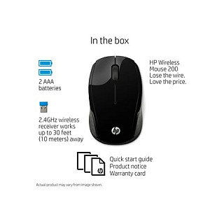 HP Wireless Mouse 200 Negro