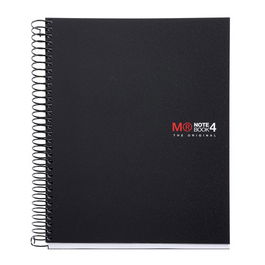 Bloc Miquelrius The Original Notebook 4 Micro.Tapa Pp A5 140H 70G Cuadric.5X5 Negro (Set de 5)