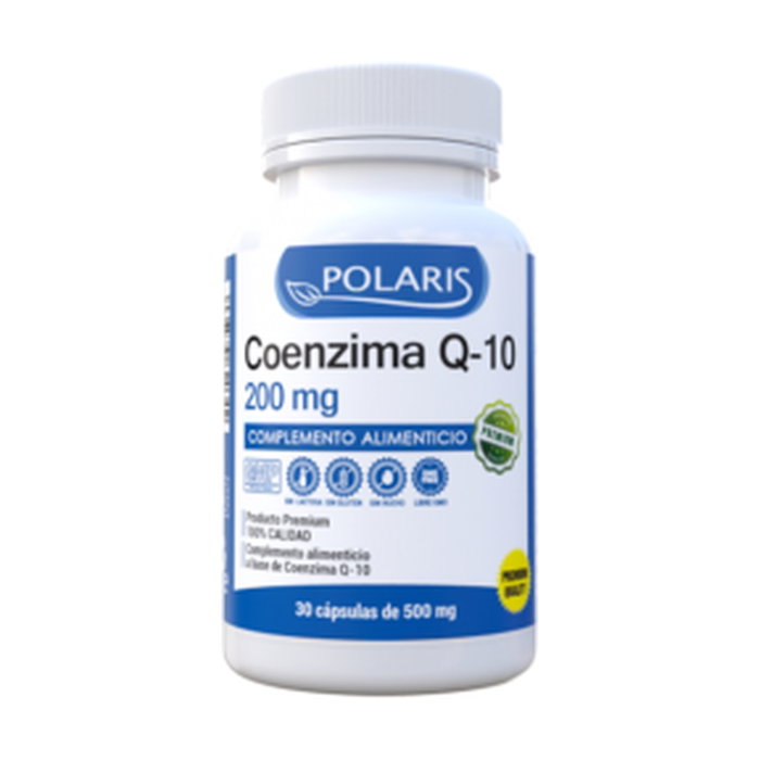 Polaris Coenzima Q10 200 mg, 30 Cápsulas Polaris Coenzima Q10 200 mg, 30 Cápsulas
