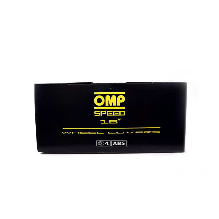 Omp OMPS07011602 Juego 4 Tapacubos Magnum 16 Pulgadas ABS Plata Resistente Antioxidante Instalación Fácil