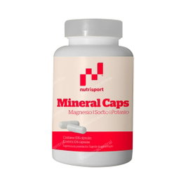 NUTRISPORT Mineralcaps 106Caps - Suplemento de Electrolitos y Minerales para Deportistas, Recuperación Post Ejercicio, Sin Calorías Añadidas, 106 Cápsulas