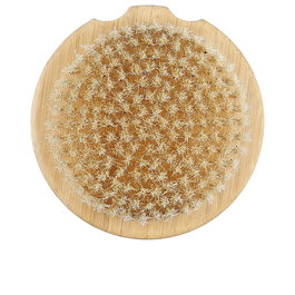 Lussoni Cepillo Corporal Natural de Bambú y Cerdas de Jabalí para Exfoliación y Mejorar la Circulación Sanguínea - 1 unidad