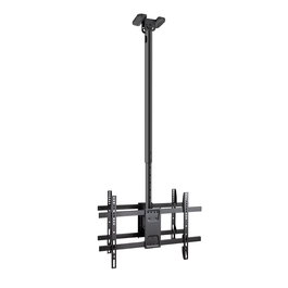 TOOQ SOPORTE TECHO 2 PANTALLAS 43-86" XL NEGRO