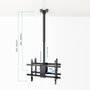 Tooq Soporte de Techo para 2 Pantallas 43-86 pulgadas XL Negro