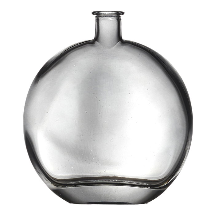 Home Deco Factory Jarrón de vidrio colección Natural 18.5 cm de altura - Color surtido (verde o gris claro)