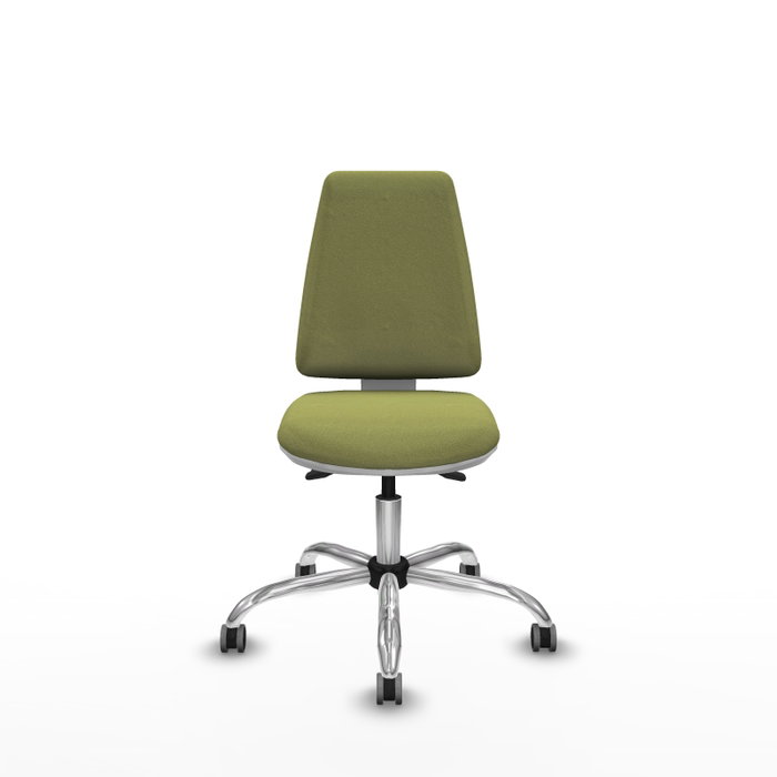 PIQUERAS Y CRESPO Silla de oficina Elche con mecanismo Asincro, Verde oliva