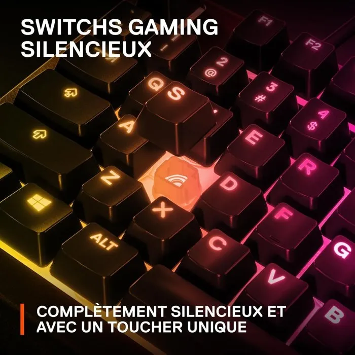 Steelseries Apex 3 Teclado mecánico para juegos ultra silencioso Negro Steelseries Apex 3 Teclado mecánico para juegos ultra silencioso Negro