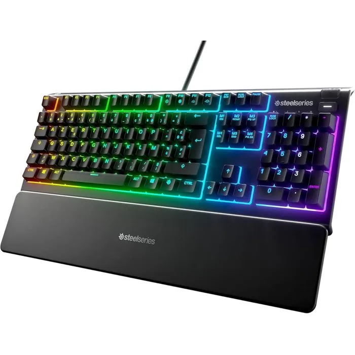 Steelseries Apex 3 Teclado mecánico para juegos ultra silencioso Negro Steelseries Apex 3 Teclado mecánico para juegos ultra silencioso Negro