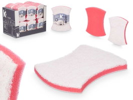 Arte Regal Set 2 Estropajos Baño Suave 15.2 x 12 x 3.4 cm (Set de 30)