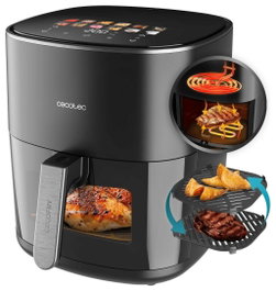 Cecotec Cecofry&Grill Duoheat 6500 Freidora de aire 6,5 L Negro