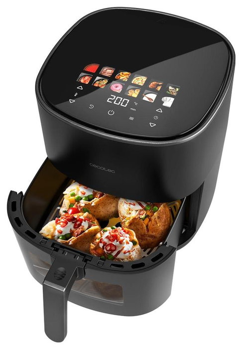 Cecotec Cecofry&Grill Duoheat 6500 Freidora de aire 6,5 L Negro