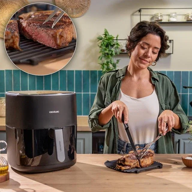 Cecotec Cecofry&Grill Duoheat 6500 Freidora de aire 6,5 L Negro