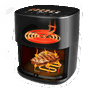 Cecotec Cecofry&Grill Duoheat 6500 Freidora de aire 6,5 L, 2200 W, Negro