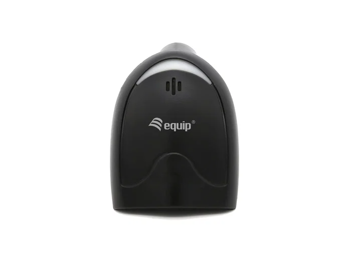 Equip 351022 Lector de Códigos de Barras Portátil Escáner Láser 1D Manual USB, Negro, Compatible con Windows/Android/iOS