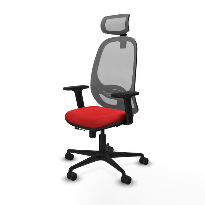 PIQUERAS Y CRESPO Silla de oficina Cilanco Rojo/Gris PIQUERAS Y CRESPO Silla de oficina Cilanco Rojo/Gris