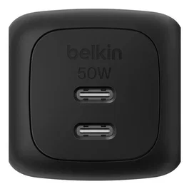 Belkin WCH019kqBK Cargador de Pared Universal Negro Carga Rápida Corriente Alterna Interior