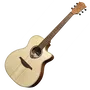 LAG Guitarra Acústica Auditorium Cutaway Tramontane 70 A/E Natural Electroacústica Tapa Maciza de Abeto Engelmann