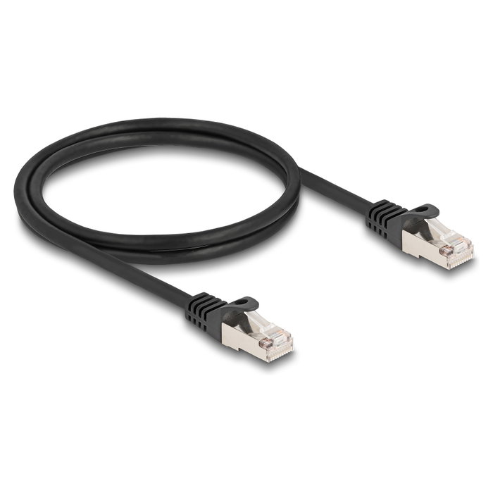 DELOCK Cable Patch Cord RJ50 a RJ50 F/UTP 1 m Negro