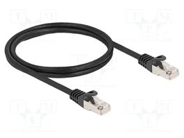 DELOCK Cable Patch Cord RJ50 a RJ50 F/UTP 1 m Negro