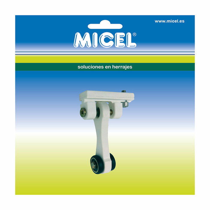 Micel Polea para pérgola corredera modelo tld21 de nylon blanco