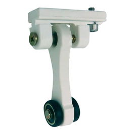 Micel Polea Corredera para Pérgola TLD21 92585 60mm Nylon Blanco para Deslizamiento de Lona con Rodamientos 65x18,50x90mm